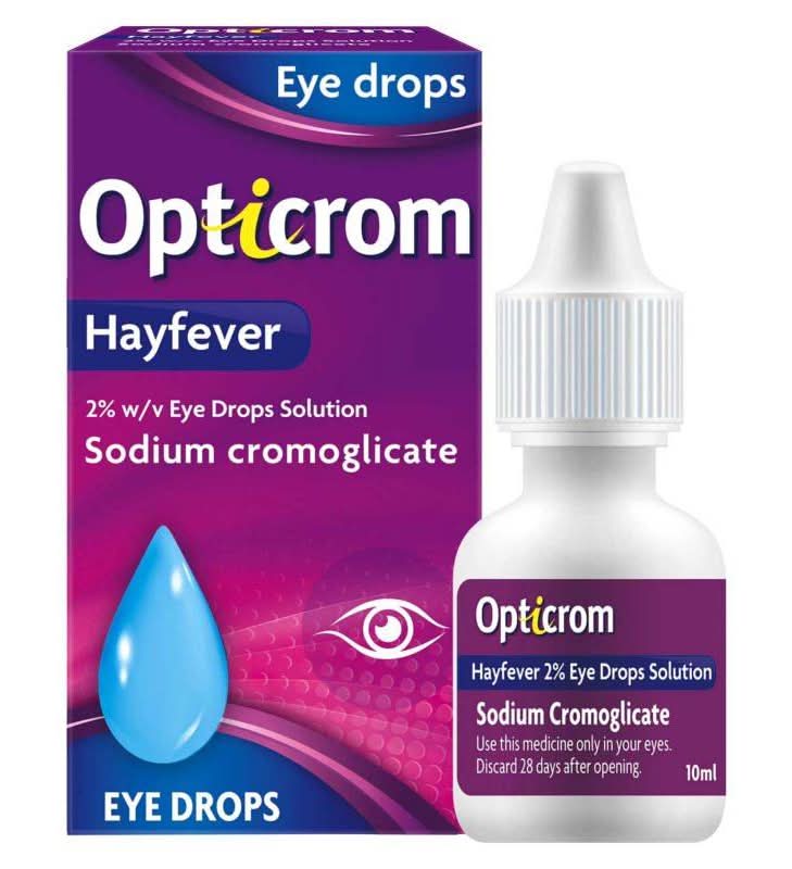 Opticrom Hayfever Eye Drops (10ml)