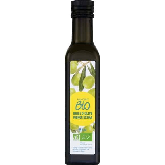 Monoprix Bio Huile D'Olive Vierge Extra Bio La Bouteille De 250 Ml