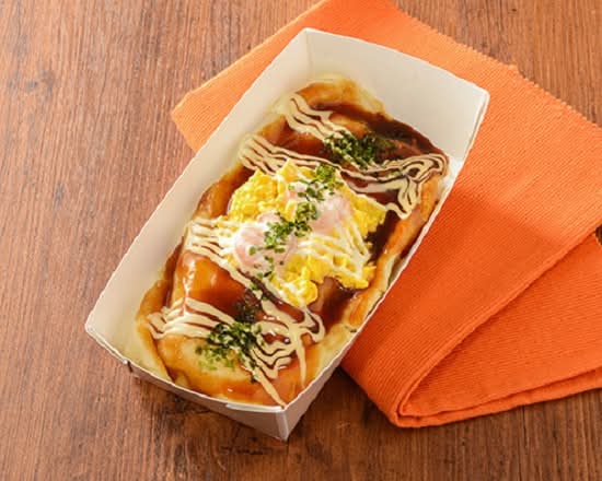 1/2日分野菜エビマヨと玉子キャベツ包み焼*