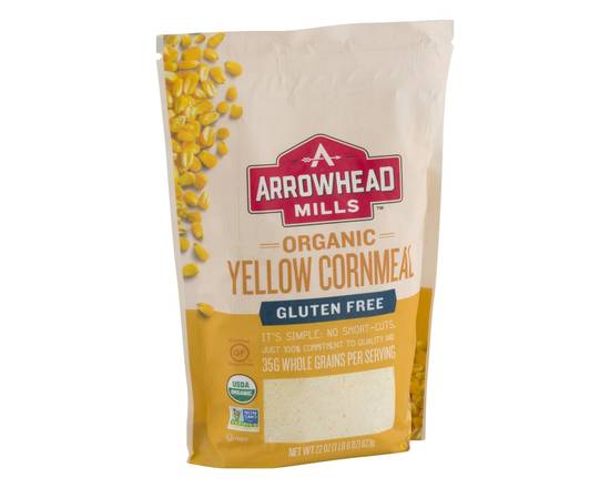 Arrowhead Mills · Organic Gluten Free Yellow Cornmeal (22 oz)