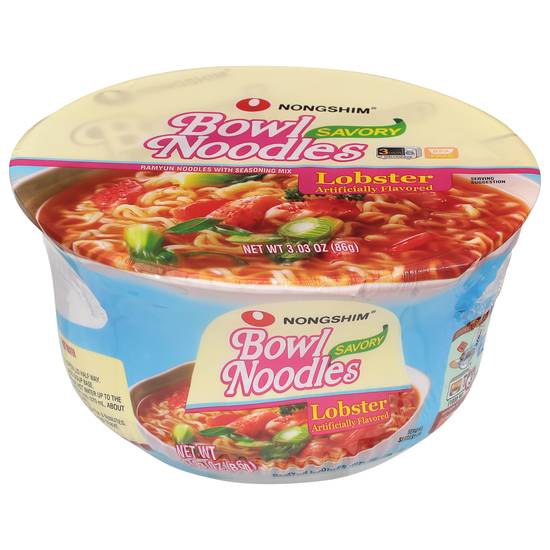 Nongshim Lobster Flavor Savory Bowl Noodle Soup