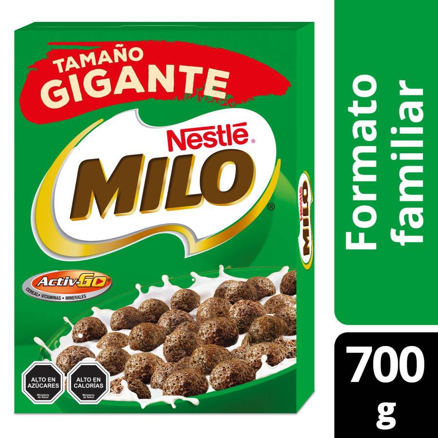 Milo · Activ-go cereal - Chocolate - Gigante (700 g)