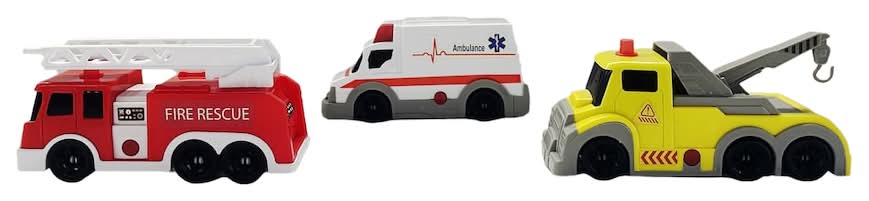 Toy Light Up Emergency Vehicles With Sound