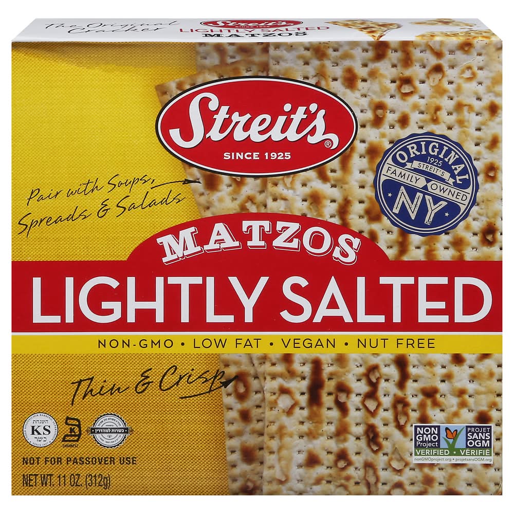 Streit's Thin & Crisp Lightly Salted Matzos (11 oz)
