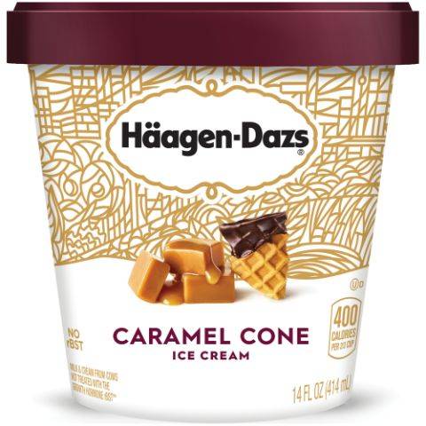 Haagen-Dazs Caramel Cone 14oz