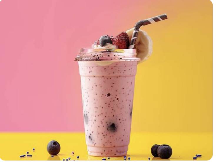 Fresh Smoothie 🍓🍊