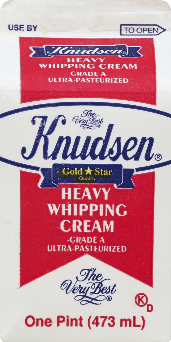 Knudsen Grade a Ultra-Pasteurized Heavy Whipping Cream