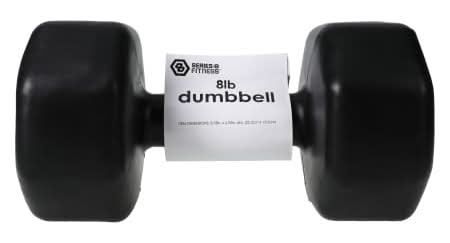 Series-8 Fitness™ 8lb Dumbbell Weight Black