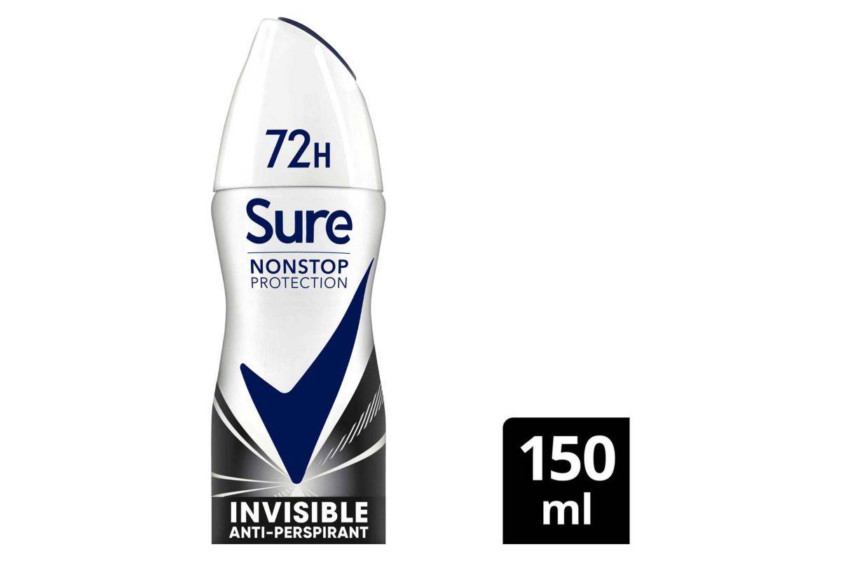 Sure Women Inv B&W Antiperspirant Deodorant Nonstop 150ml