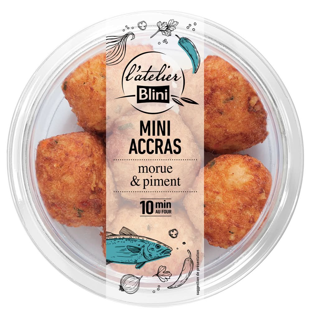 L'atelier Blini - Accras de morue (120g)