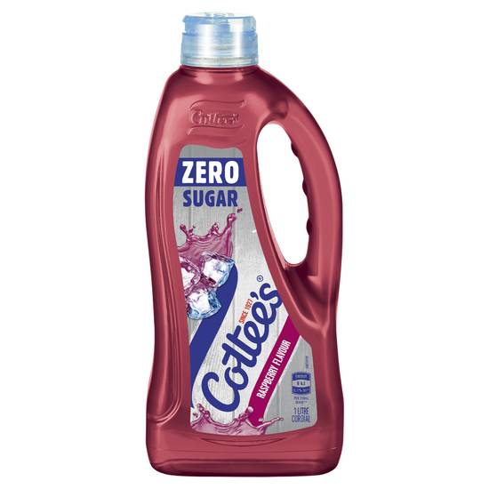 Cottee's Zero Sugar Cordial Raspberry 1L