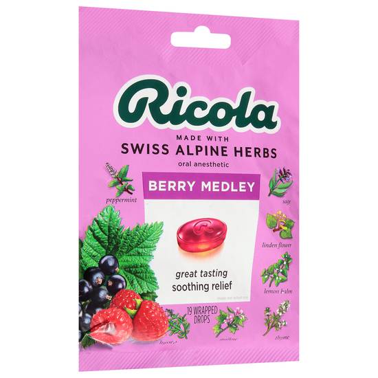 Ricola Throat Oral Drops (berry medley)