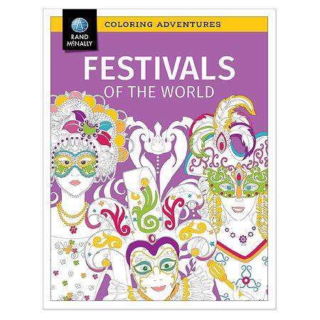 Rand McNally Coloring Adventures Festivals of the World - 1.0 ea