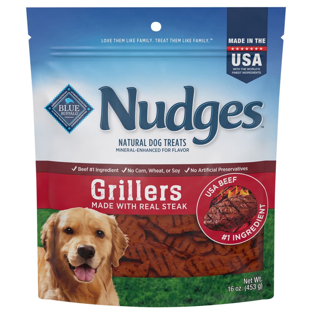 Nudges Natural Grillers Dog Treats (1 lbs)