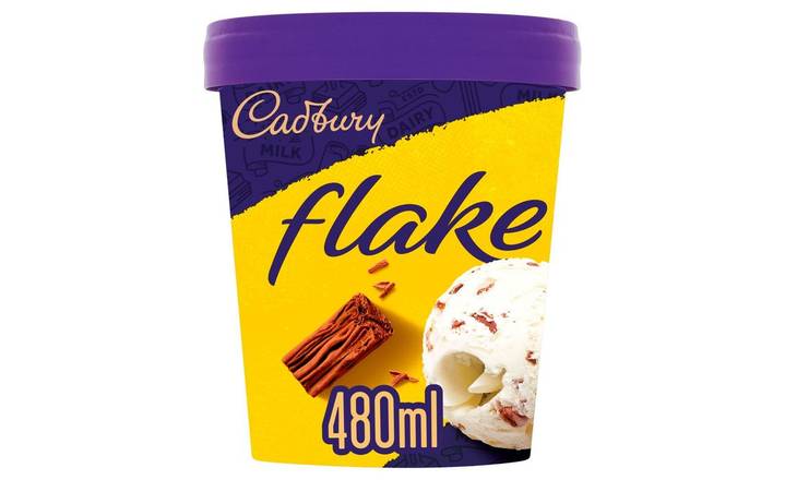 Cadbury Flake 99 Ice Cream Tub 480ml (399276)