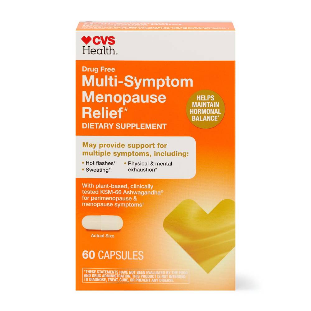 CVS Health Menopause Relief Capsules, 60 CT
