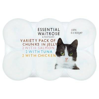 Essential Waitrose Variety pack Of Chunks in Jelly (6 ct)