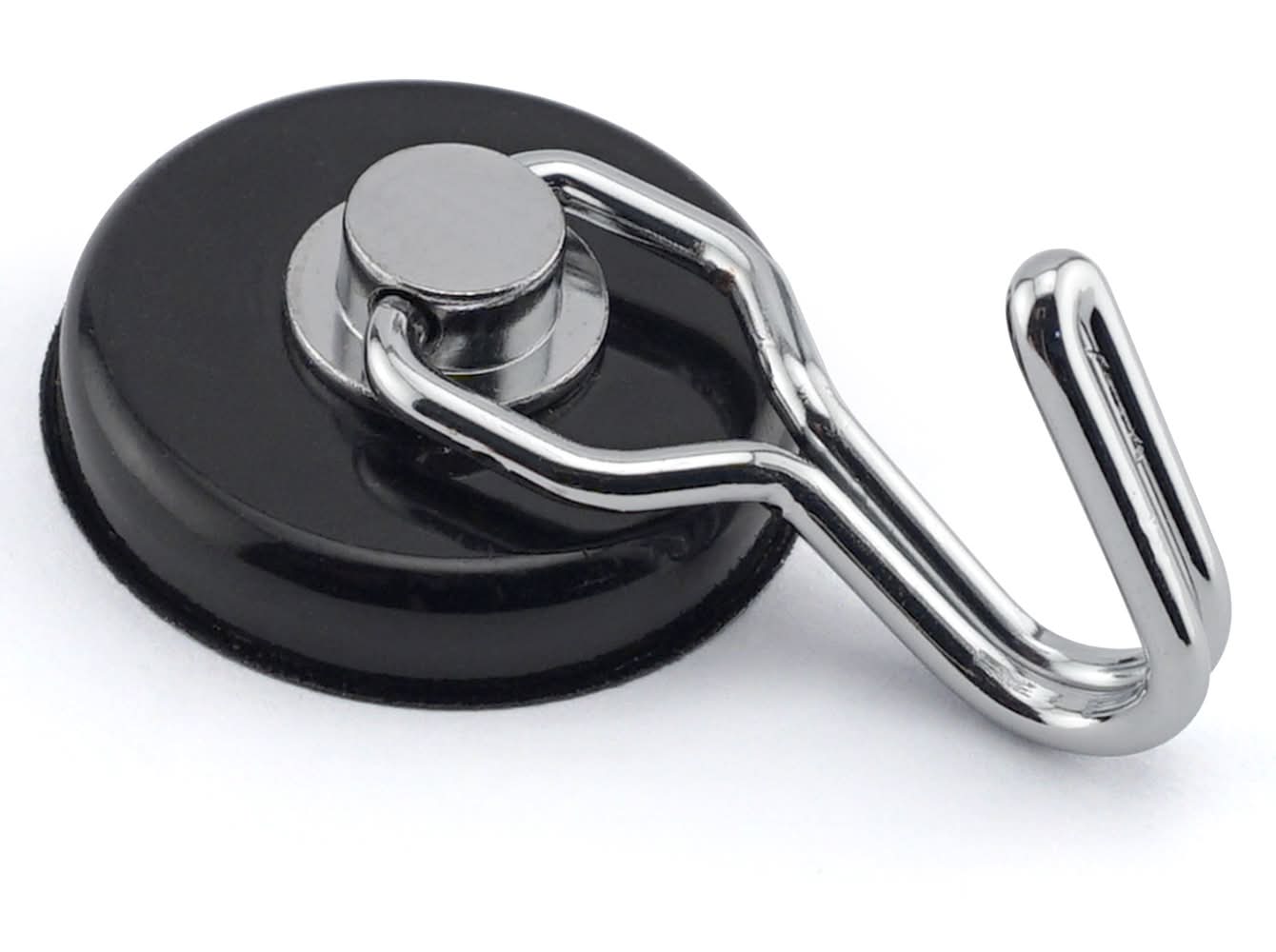 Magnet Source .29 In. L X 1.5 In. W Black Rotating Magnetic Hook 65 Lb. Pull 1 Pc