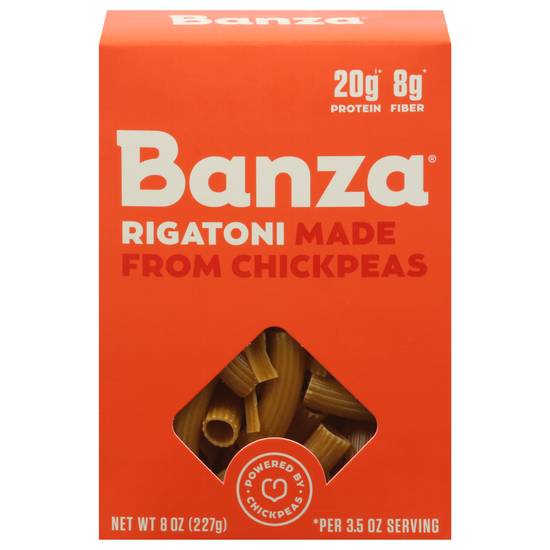 Banza Rigatoni Made From Chickpeas
