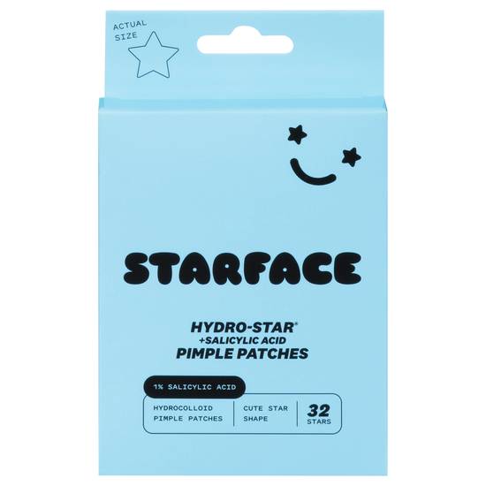 Starface +Salicylic Acid Hydro-Star Pimple Patches (32 ct)
