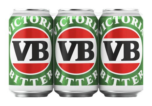 Victoria Bitter Lager Can 6X375ml