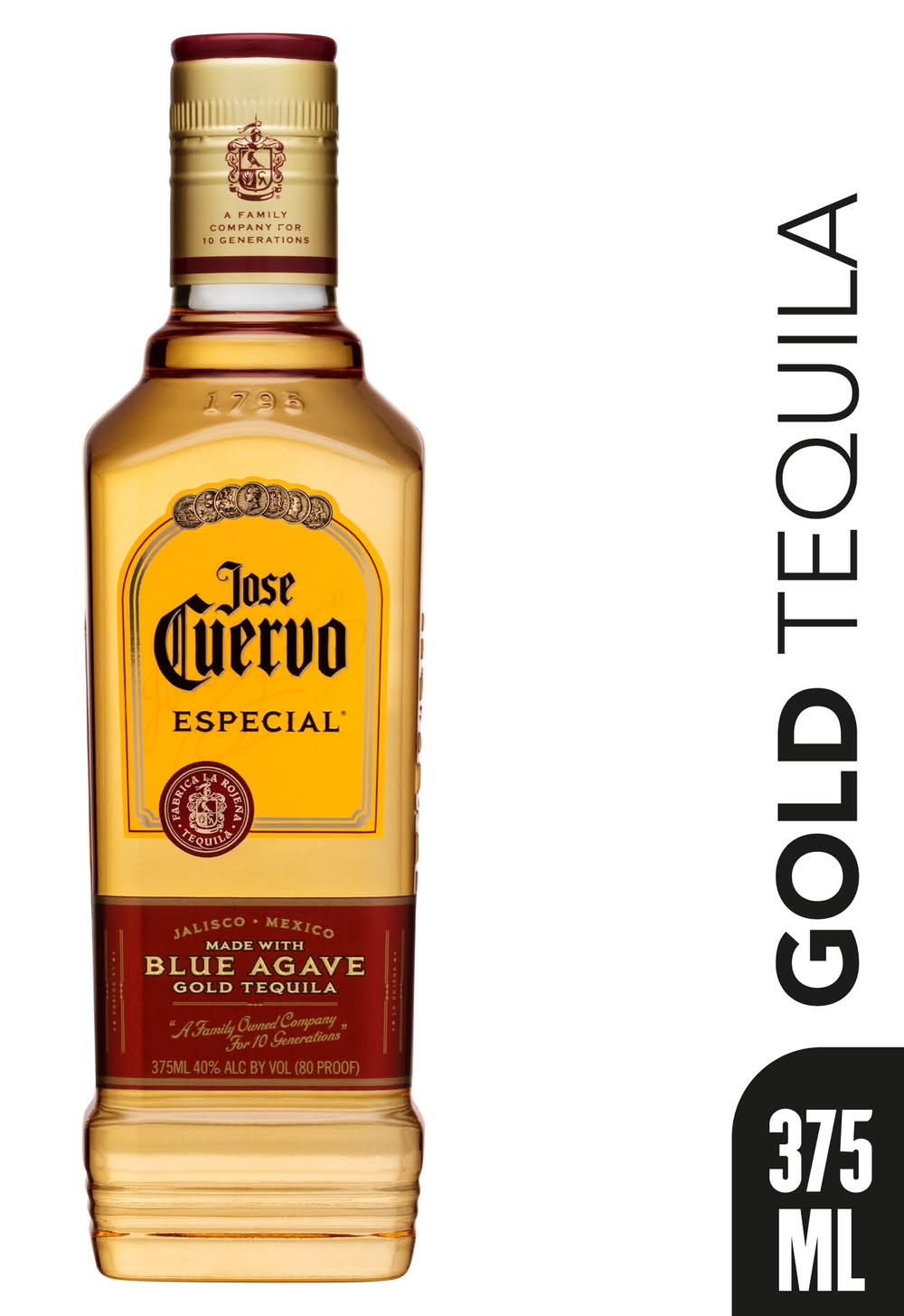 Jose Cuervo Especial Blue Agave Gold Tequila (375 ml)