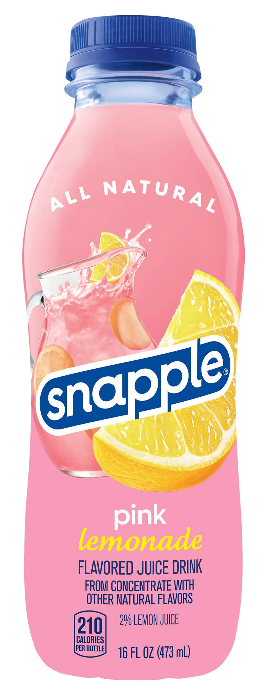 Snapple All Natural Juice, Pink Lemonade (16 fl oz)