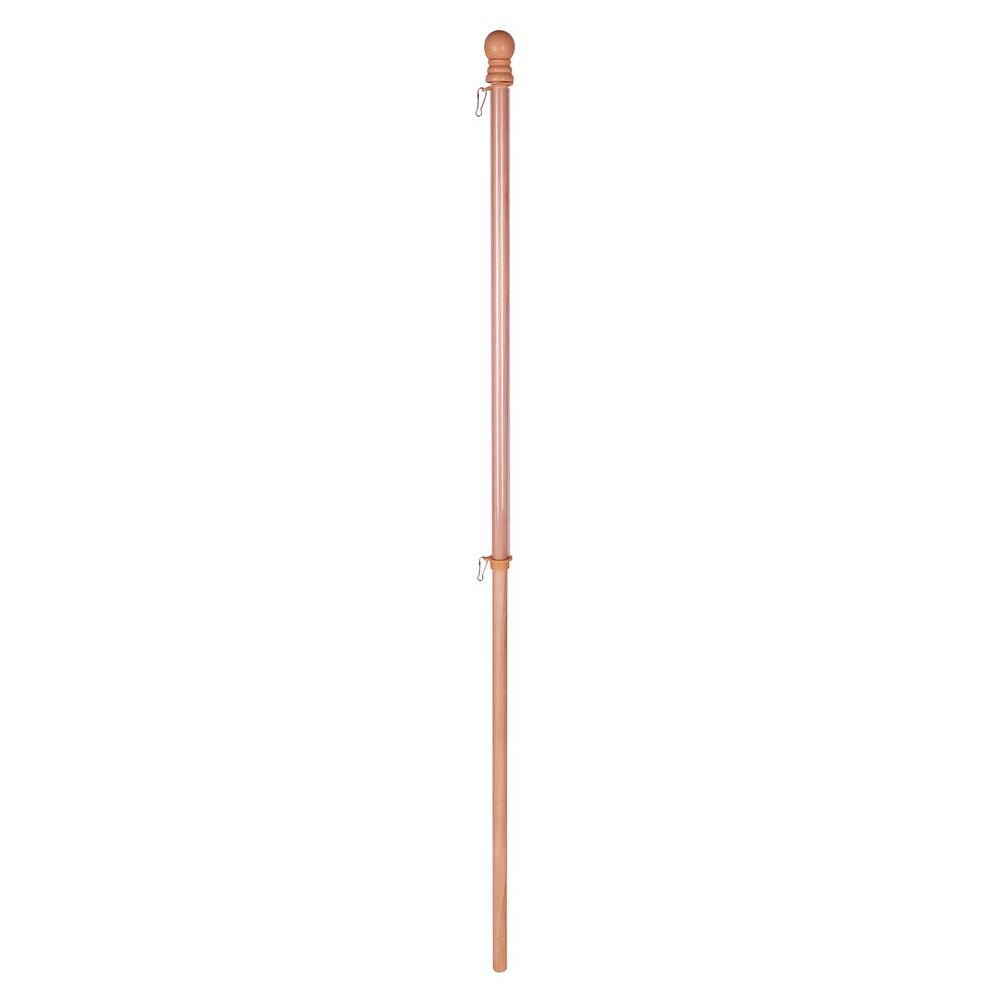 Style Selections 5-ft Natural Wood House Flag Pole | ZLW01001