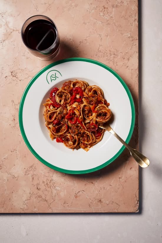 Fettuccine Lentil Ragu