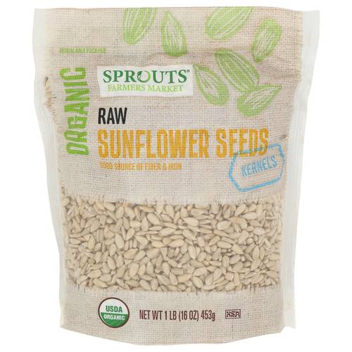 Sprouts Organic Raw Sunflower Seed Kernels