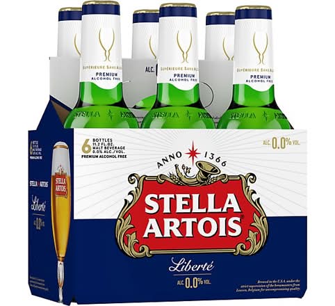 Stella Artois Liberte 11.2oz Bottle 6 Pack