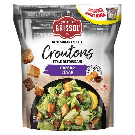Grissol césar (135 g) - restaurant style croutons caesar (135 g)