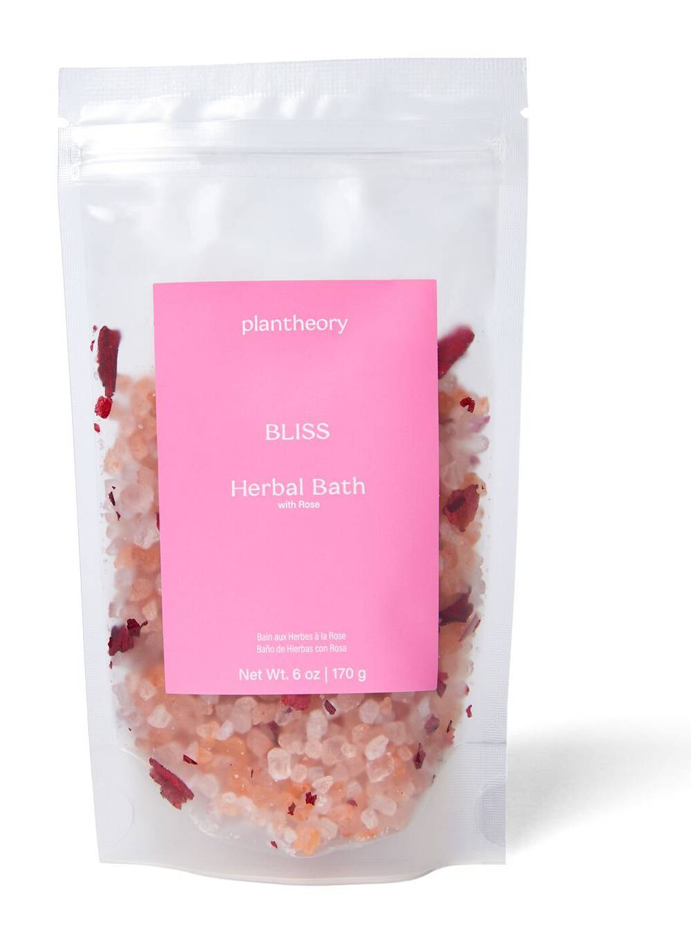Plantheory Bliss Herbal Bath, Rose (6 oz)