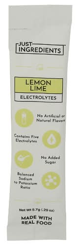Just Ingredients Lemon Lime Electrolyte Powder Packet