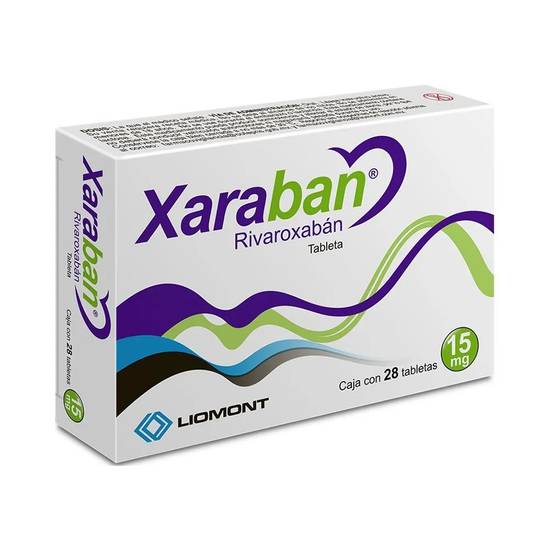 Liomont xaraban rivaroxaban tabletas 15 mg (28 un)