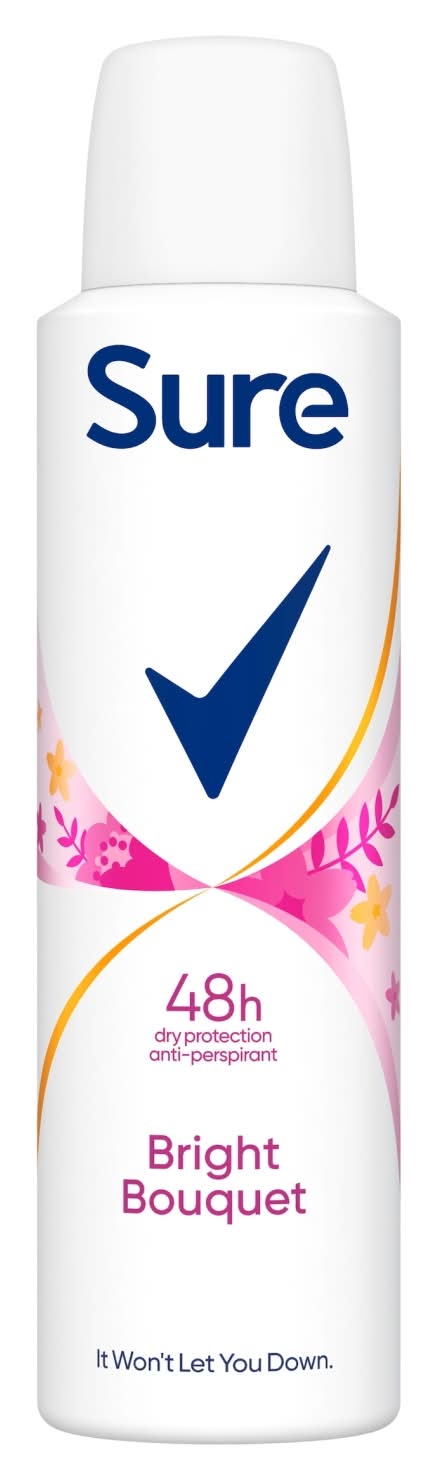 Sure Anti-Perspirant Aerosol Bright Bouquet (150ml)
