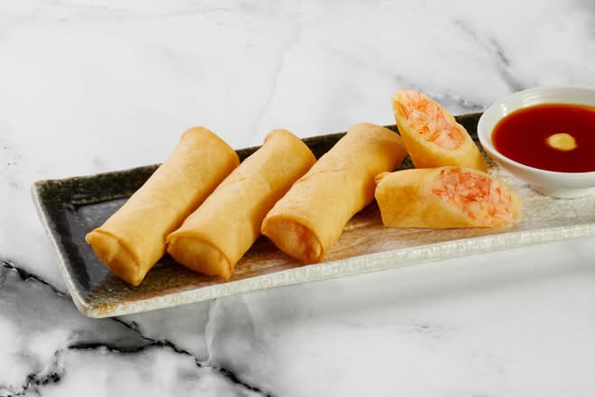Shrimp Spring Rolls (4 pcs)