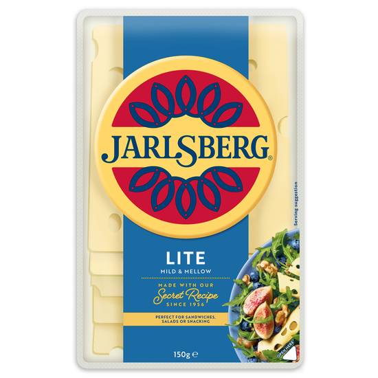 Jarlsberg Dairy Swiss Lite Cheese Slices 150g