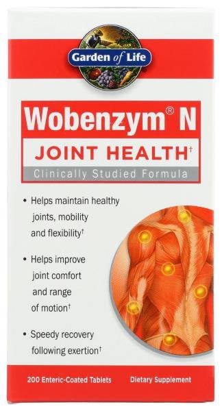 Garden Of Life Wobenzym N Joint Health Supplement (200 tablets)