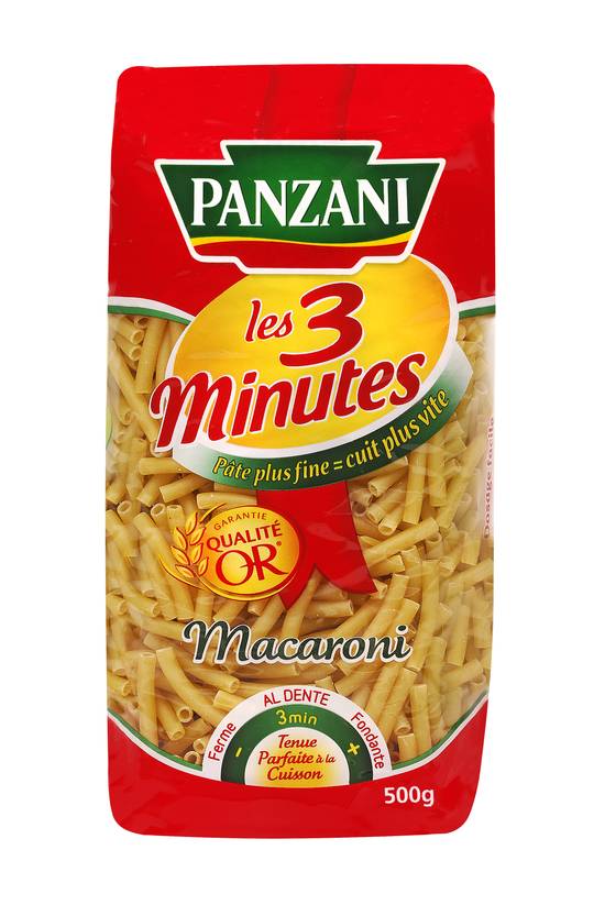 Panzani - Pâtes macaroni les 3 minutes