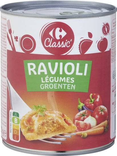 Carrefour Classic' - Plat cuisiné ravioli légumes