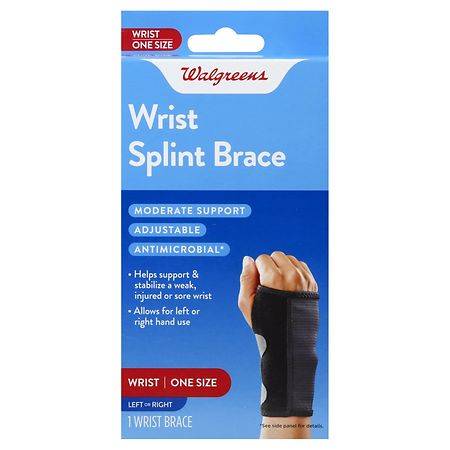 Walgreens One Size Adjustable Splint Wrist Brace