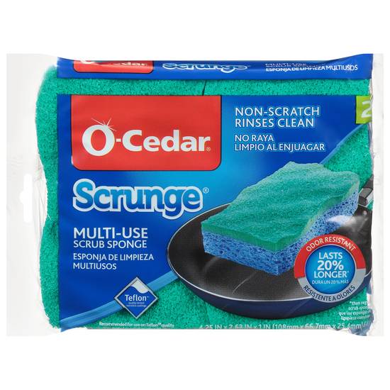 O-Cedar Multi-Use Scrub Sponge (2 ct)