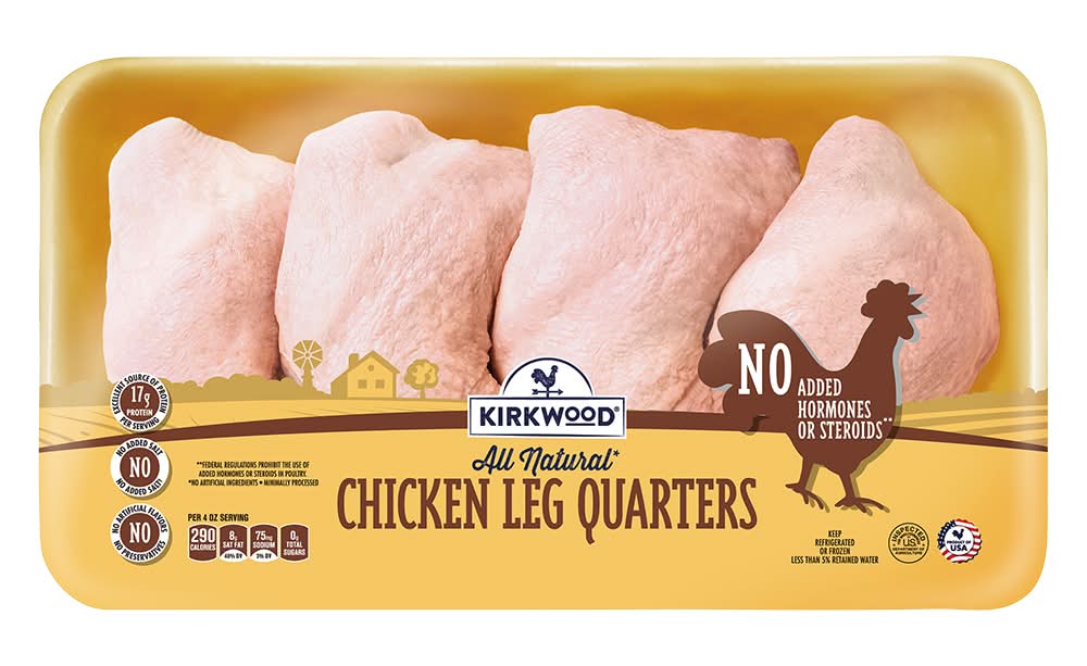 Kirkwood Fresh Chicken Leg Quarters