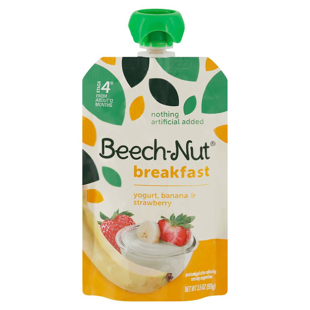 Beech-Nut Yogurt Banana & Strawberry Breakfast Blend (3.5 oz)