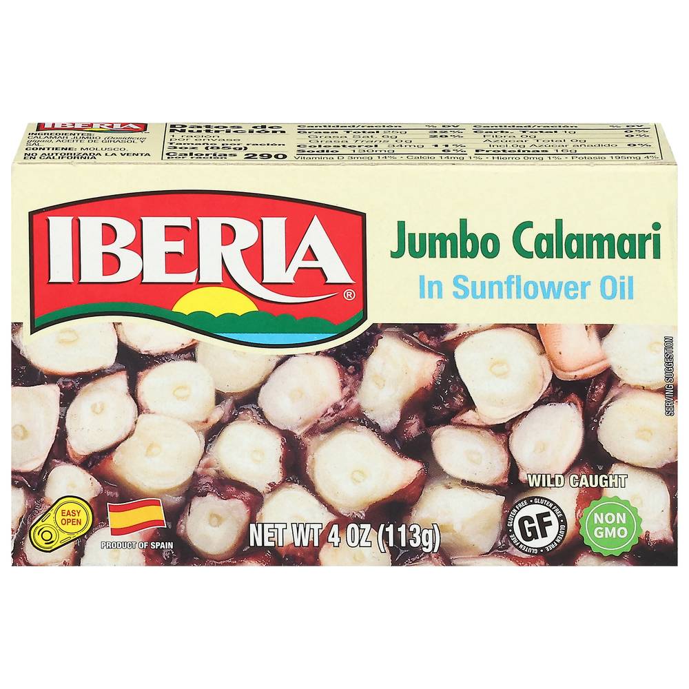 Iberia Jumbo Calamari in Soybean Oil (5.7 oz)