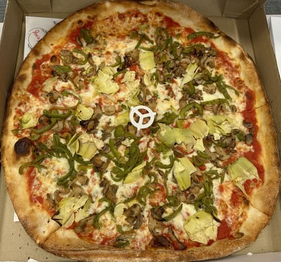 Plain Cheese Pie with Three Toppings