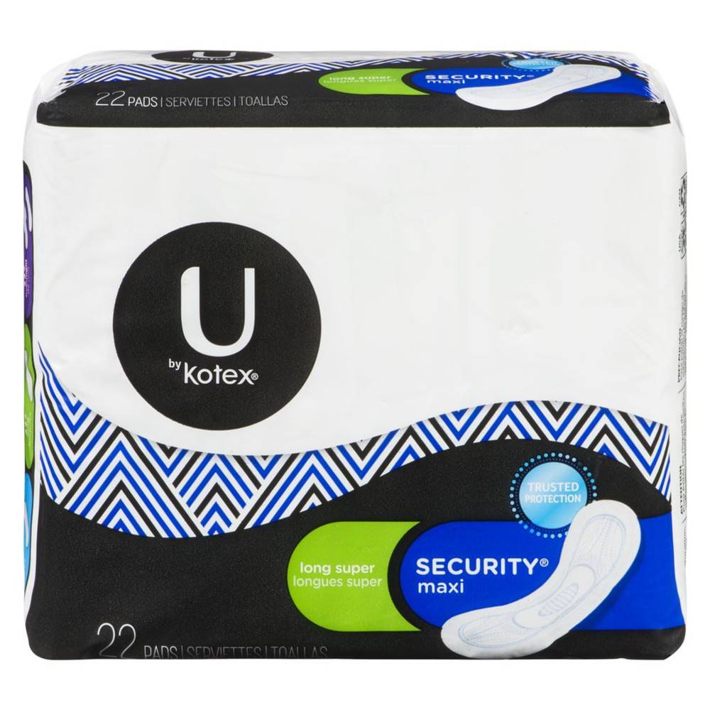 U by Kotex Premium Long Super Maxi Pads Delivery Near Me Order Online