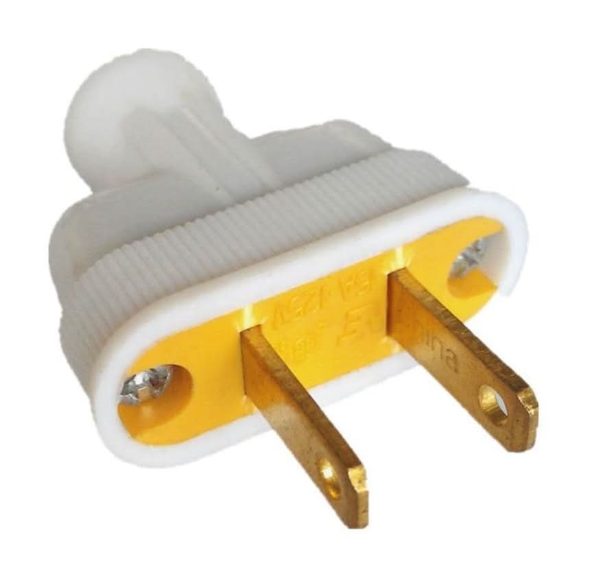 Project Source 15-Amp 125-Volt NEMA 1-15p 2-wire General-duty Straight Plug, White