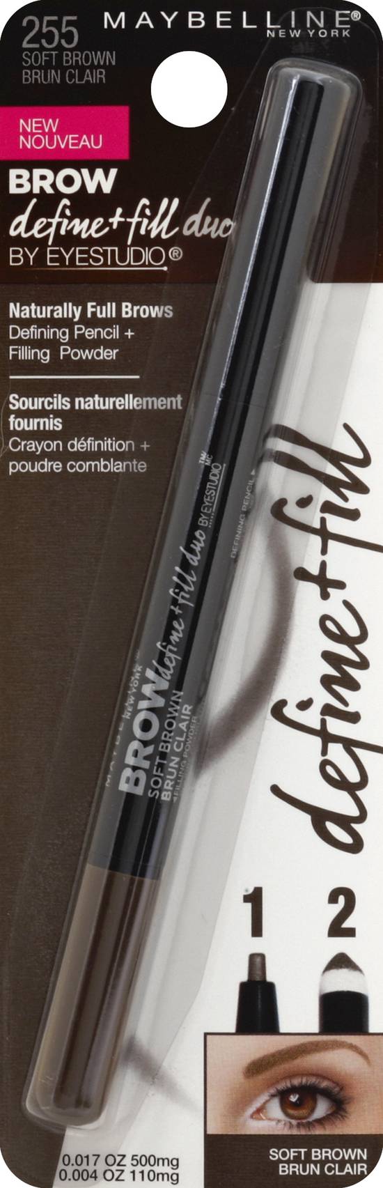 Maybelline Brow Define & Fill Duo, Blonde (1 ct), Delivery Near You